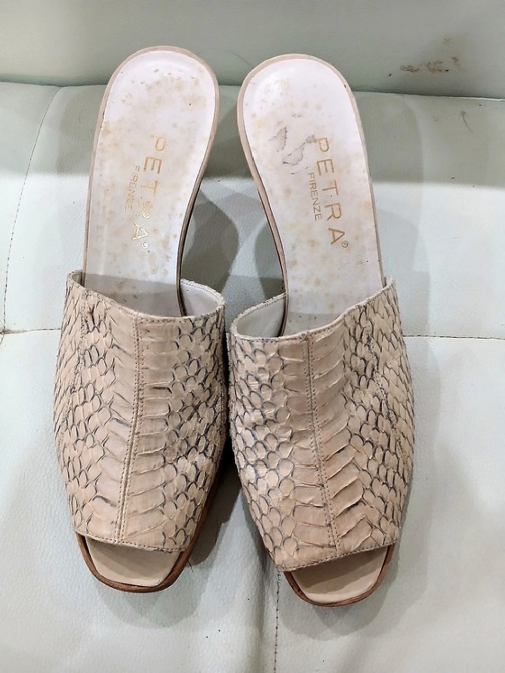 PETRA Women's Animal Print Mules US 8